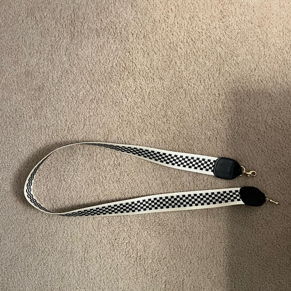 Clare V checkerboard purse strap never used!